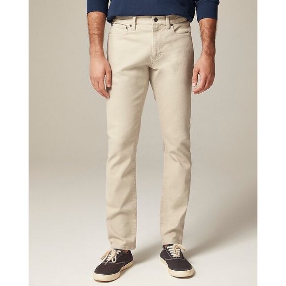 J.Crew 484 Slim-Fit Bergen 5-Pocket Pants Sandwashed Canvas 31x30 NWOT - Picture 1 of 10